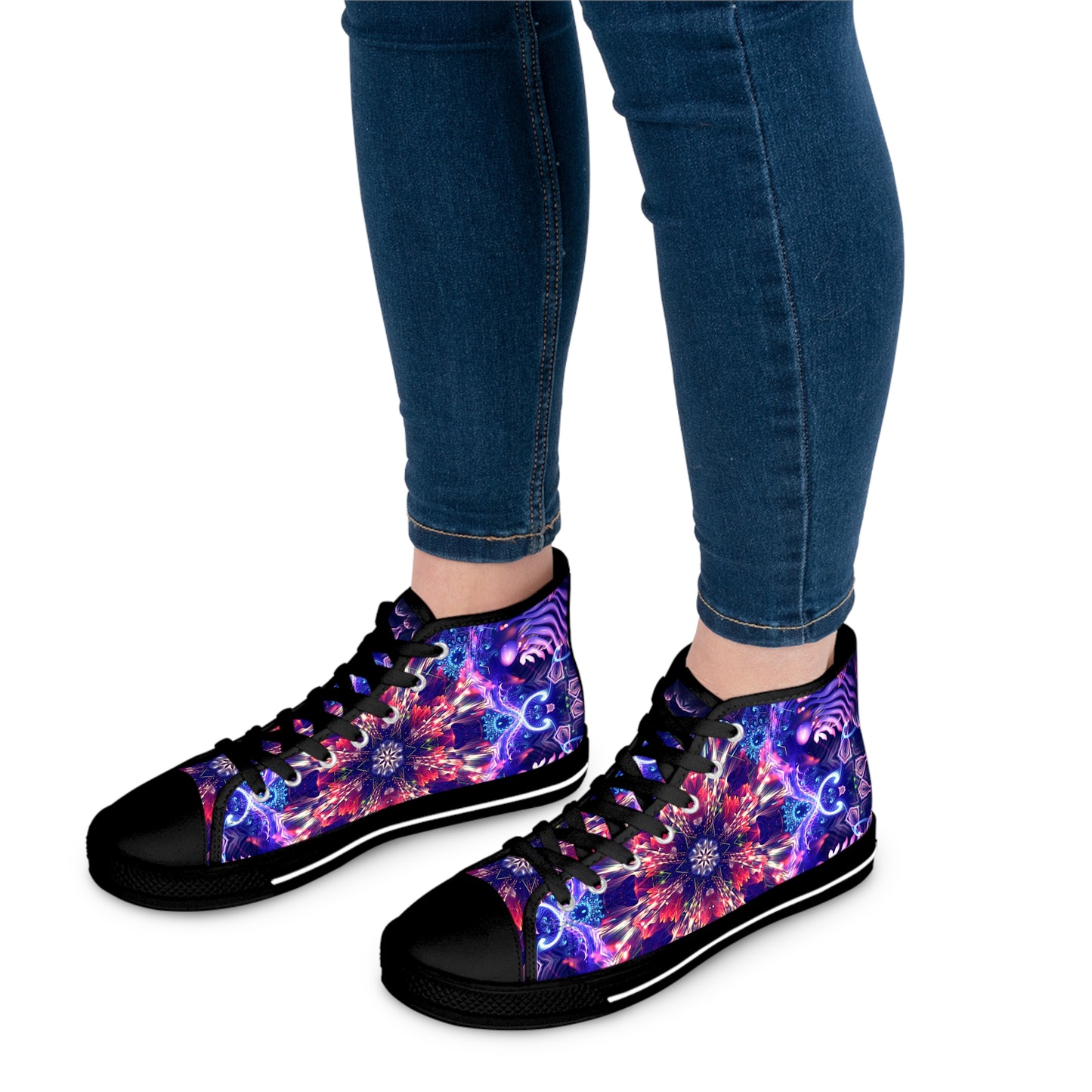 "Flow State" WOMEN'S HIGH TOP SNEAKERS