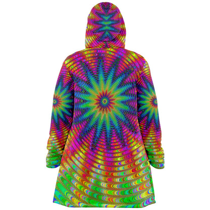 "Tie Dye Burst" HOODED CLOAK