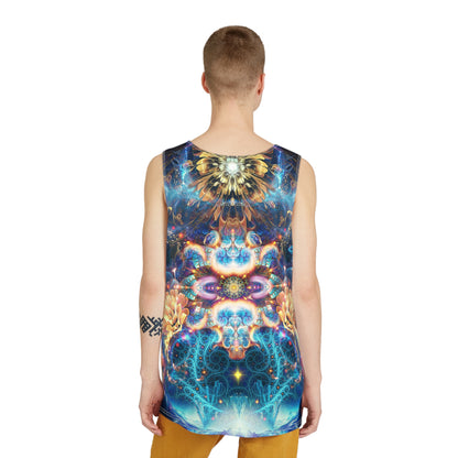 Angled view of the Polaris men's tank top on a plain background.