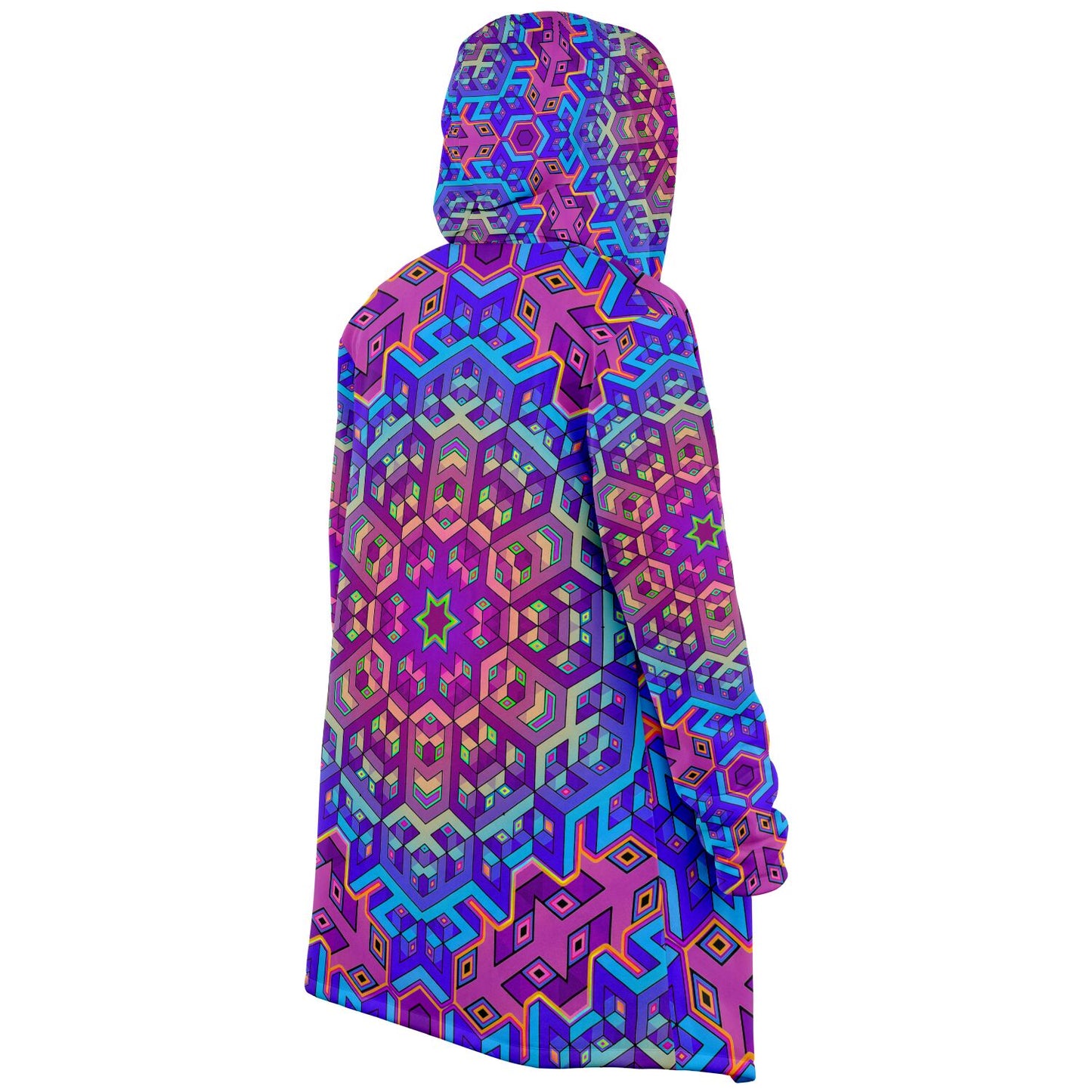 "7th Dimensional Star" (Black) HOODED CLOAK