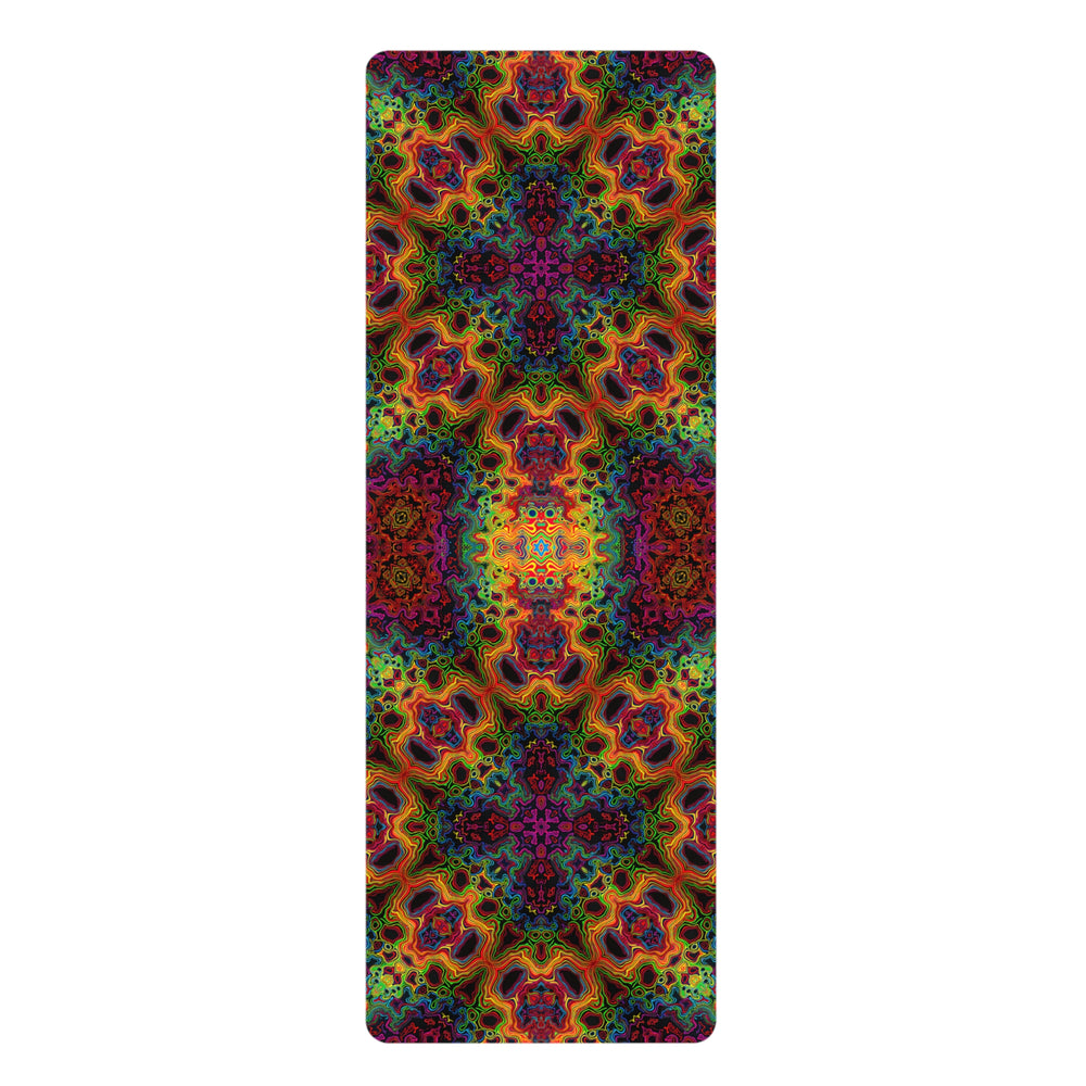 "Lysergic Burst" Yoga Mat