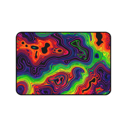 "Neon Spill" DESK MAT (12x18)(12x22)(15.5x31)