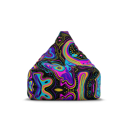 "Neon-Ray Vision" BEAN BAG CHAIR COVER
