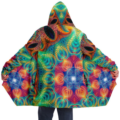 "Free Your Mind - Fibonacci Spiral" HOODED CLOAK