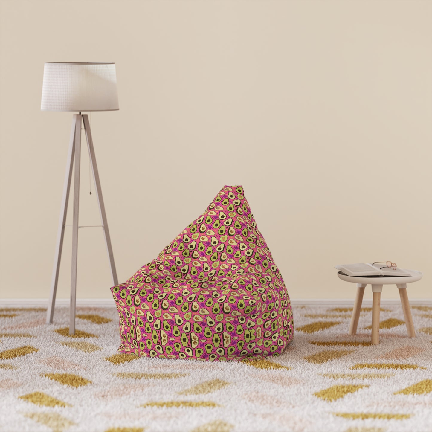 "Avocado Pattern" BEAN BAG CHAIR COVER