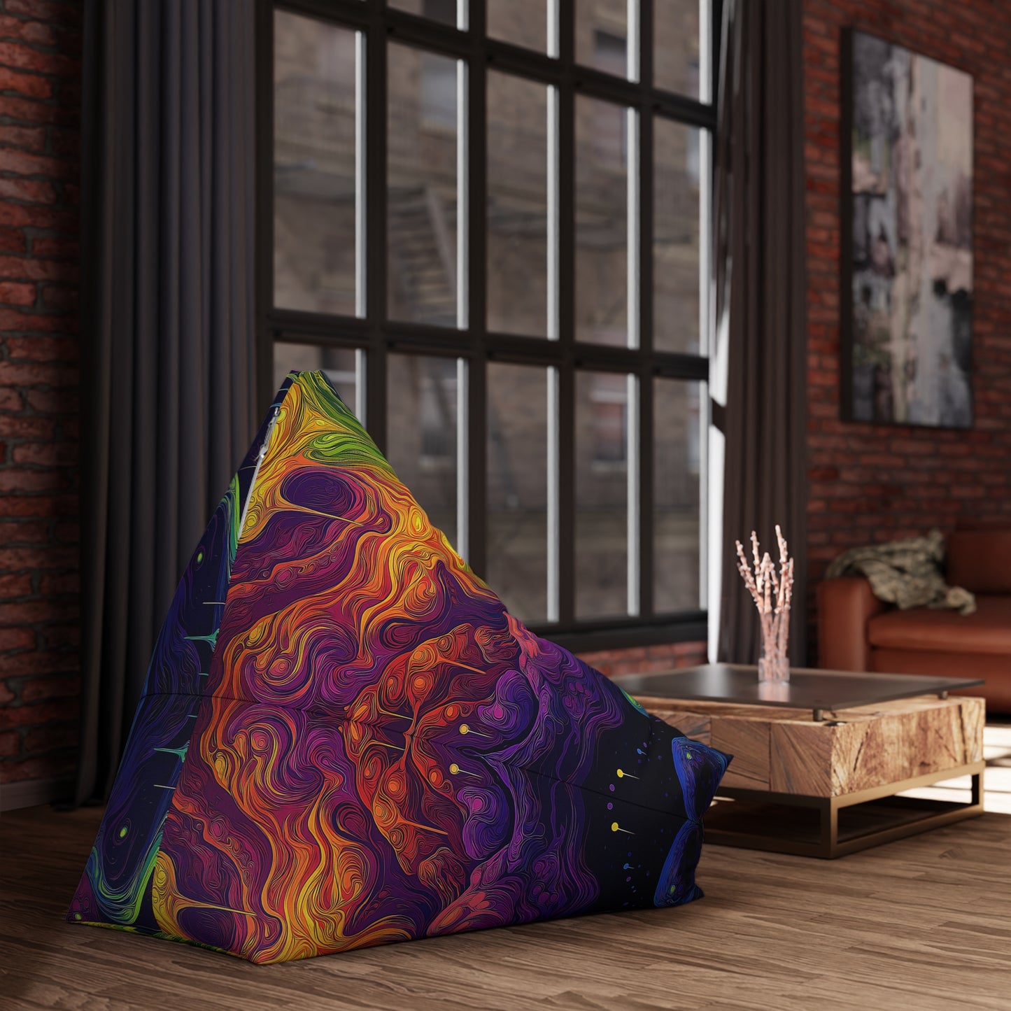 "I Love Lava Lamp" BEAN BAG CHAIR COVER