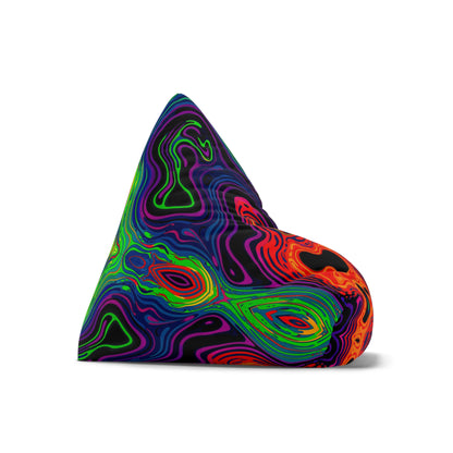 "Neon Spill" BEAN BAG CHAIR COVER