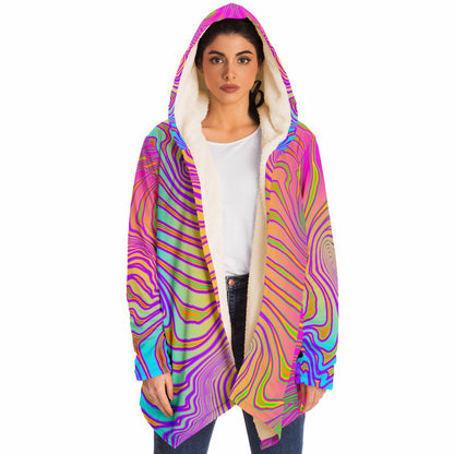 "Neon King" HOODED CLOAK