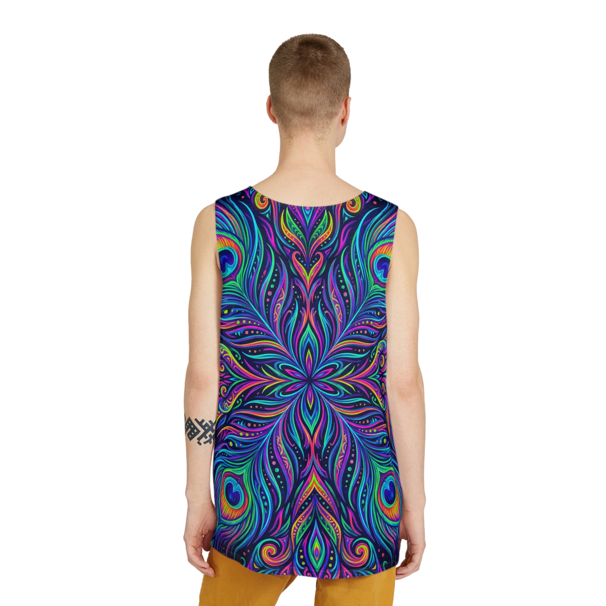 "Peacockadoodle" MEN'S TANK TOP