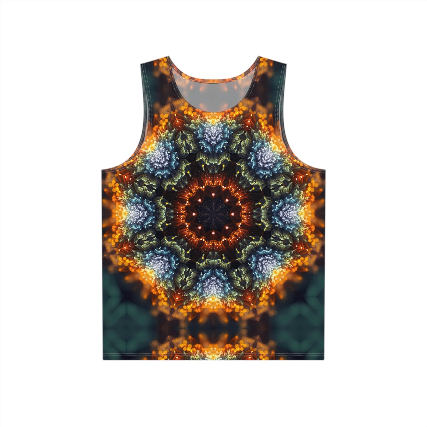"Fractal Flower Mandala" MEN'S TANK TOP