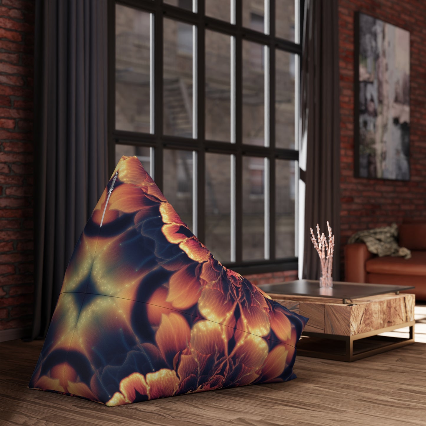 "Mandala Bloom" BEAN BAG CHAIR COVER