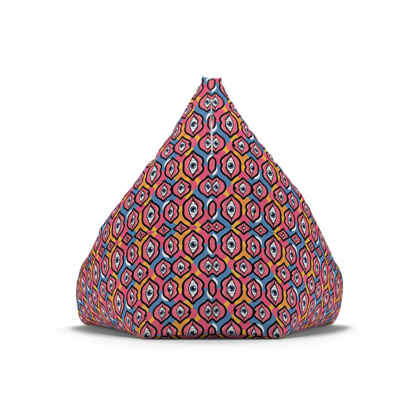 "Eyeballs & Lips Pattern" BEAN BAG CHAIR COVER