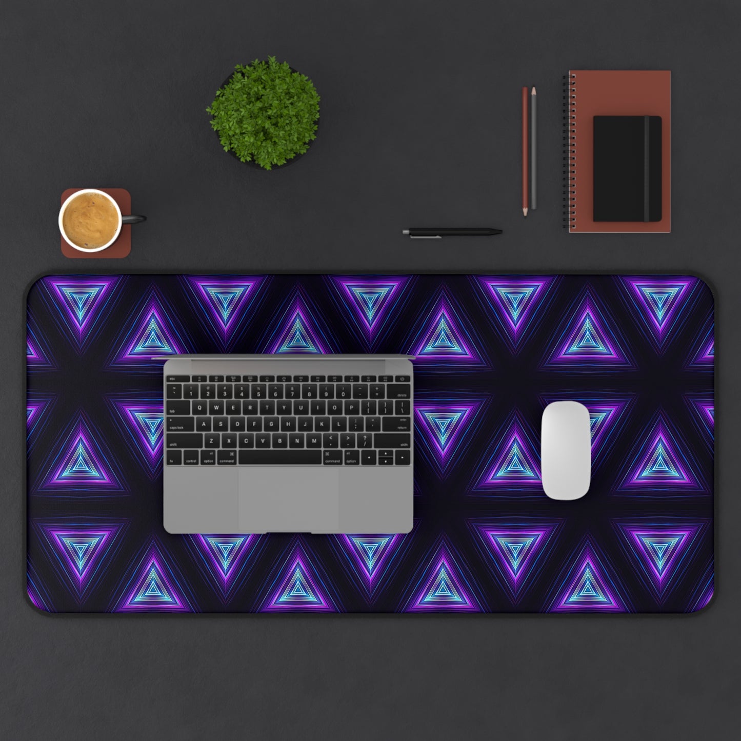 "Dark Prism" DESK MAT (12x18)(12x22)(15.5x31)