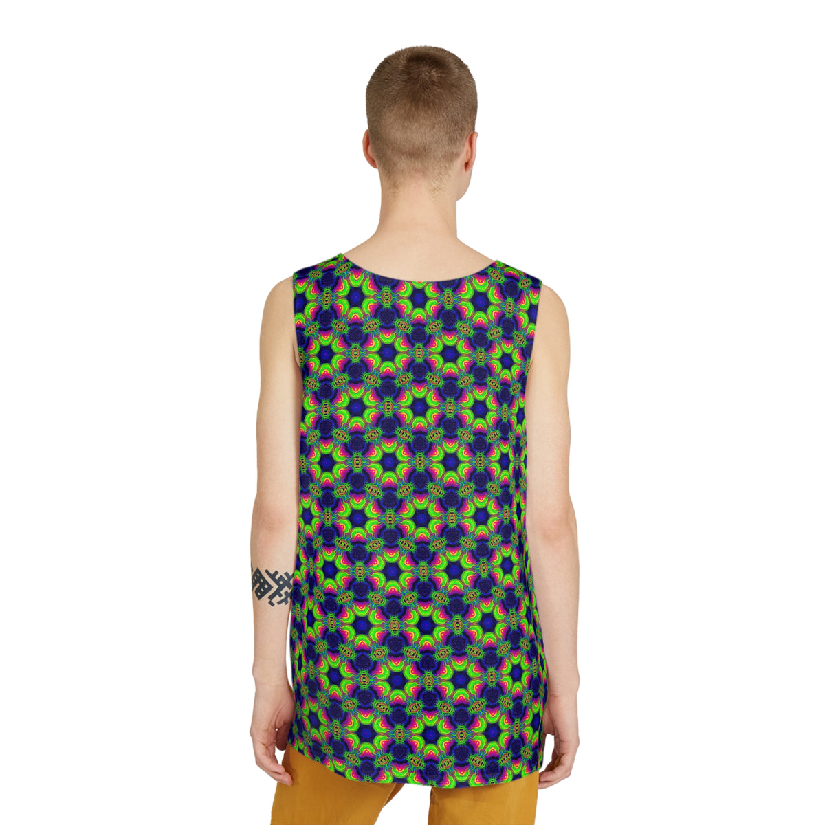 "Borealus Effect Lattice" MEN'S TANK TOP