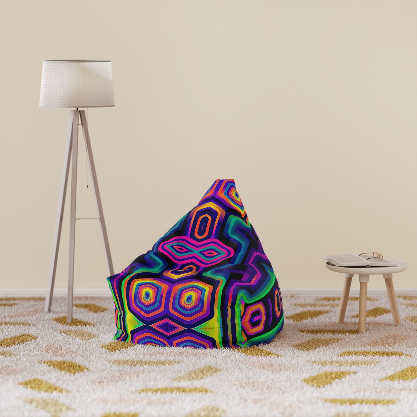 "Tripnotist Split" BEAN BAG CHAIR COVER