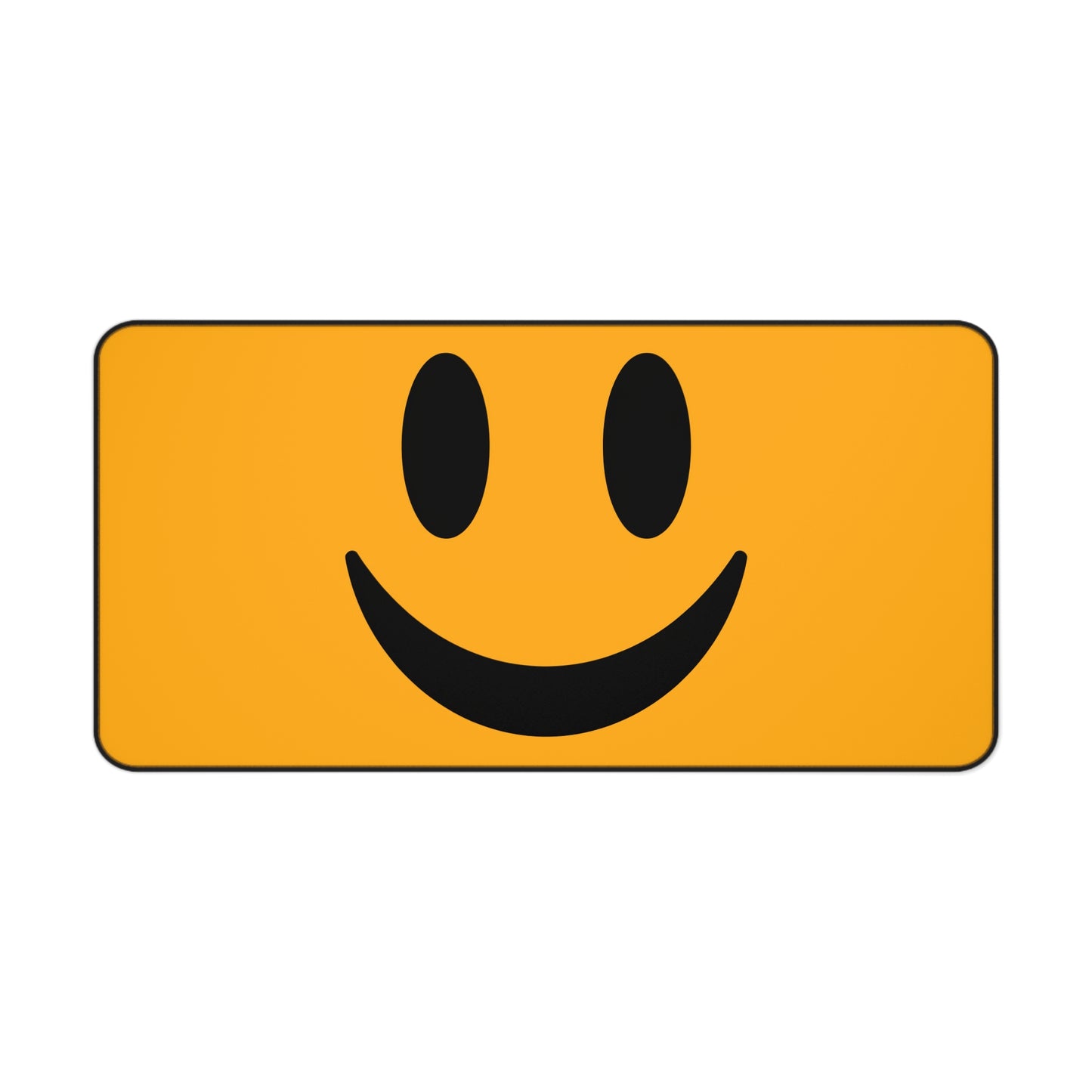 "Yellow Smiley" DESK MAT (12x18)(12x22)(15.5x31)