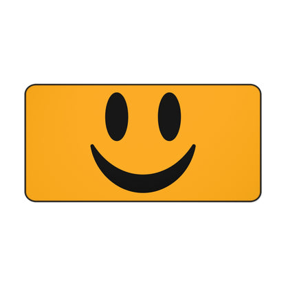 "Yellow Smiley" DESK MAT (12x18)(12x22)(15.5x31)