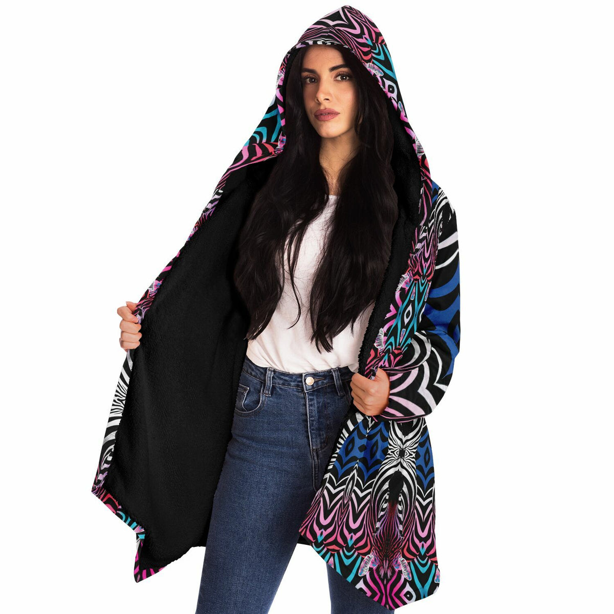 "Psybra" HOODED CLOAK