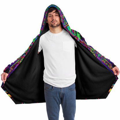 "Borg Rave" HOODED CLOAK