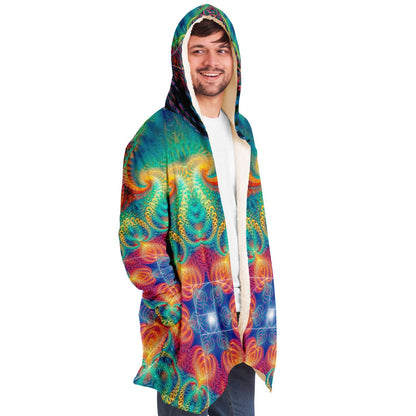 "Free Your Mind - Fibonacci Spiral" HOODED CLOAK