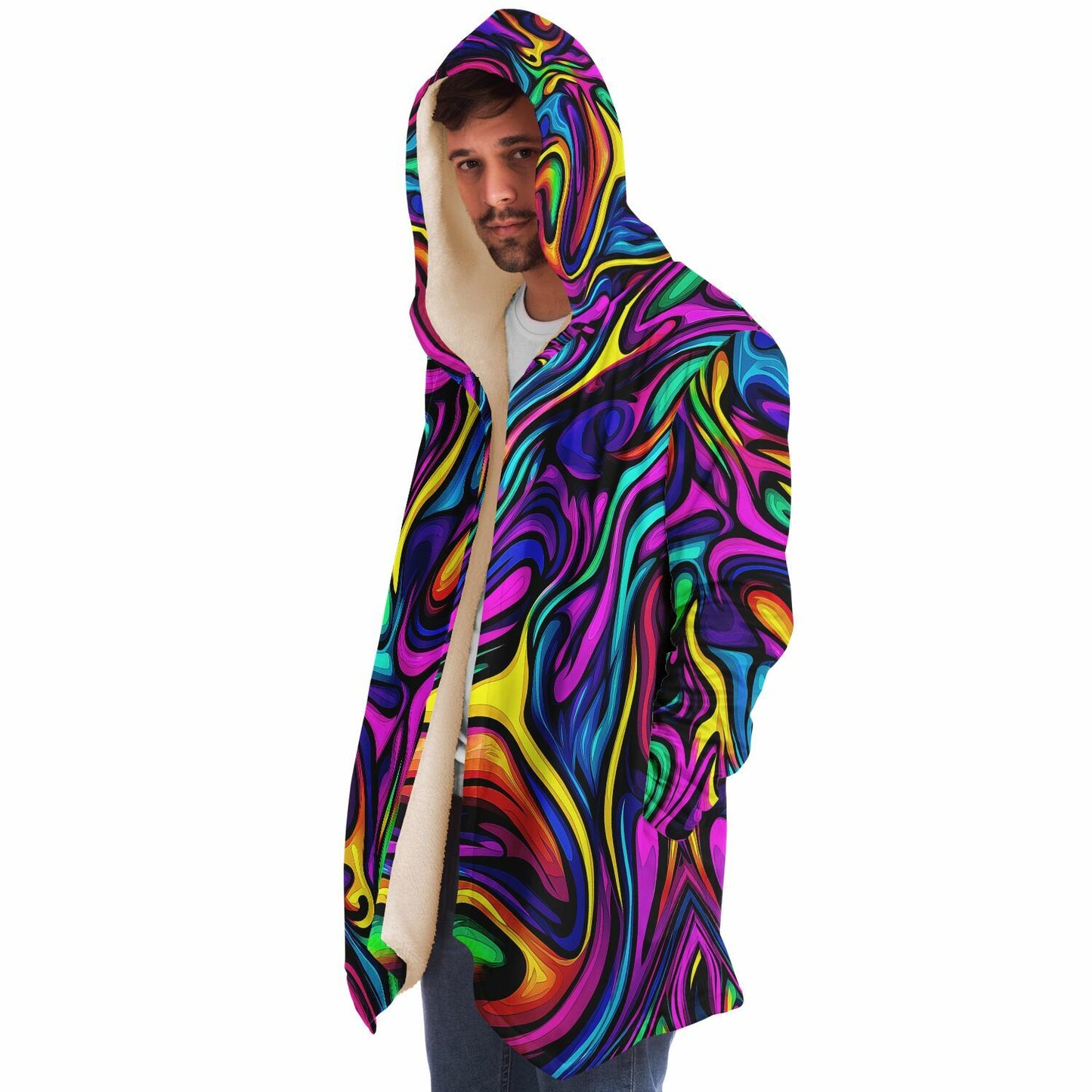 "Blend In or Don't" HOODED CLOAK