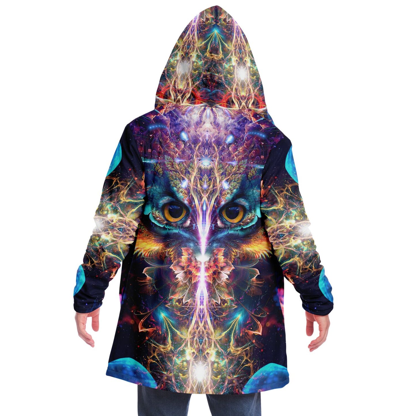 "Peekaboo" HOODED CLOAK (Black)