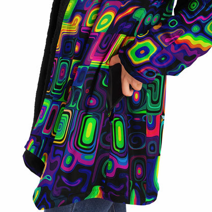 "Purple Delusion" HOODED CLOAK