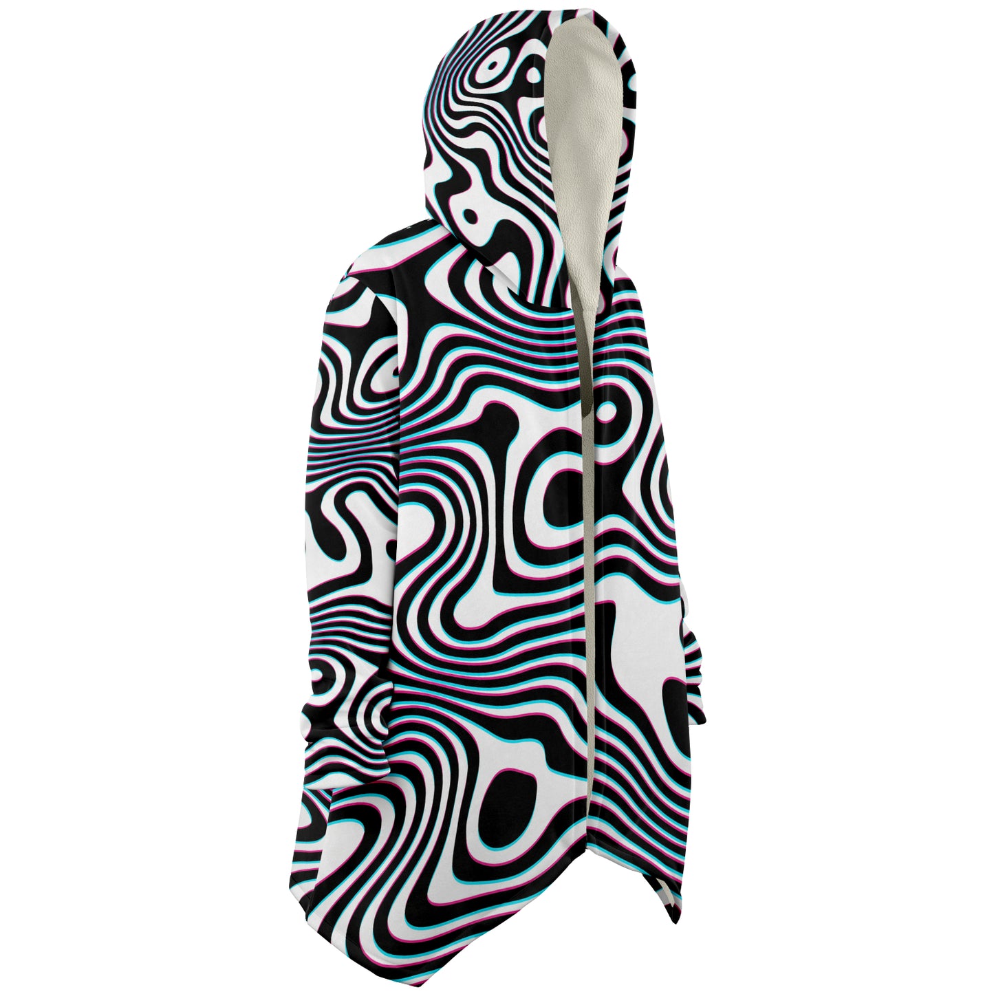 "Wild Cat (White)" HOODED CLOAK