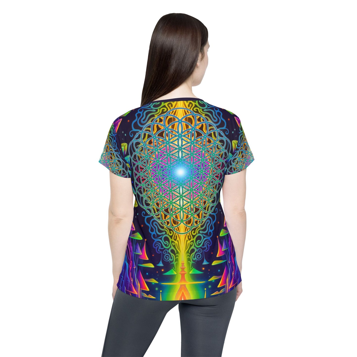 "Maze of Life Flip" (WOMEN'S) SPORT TEE