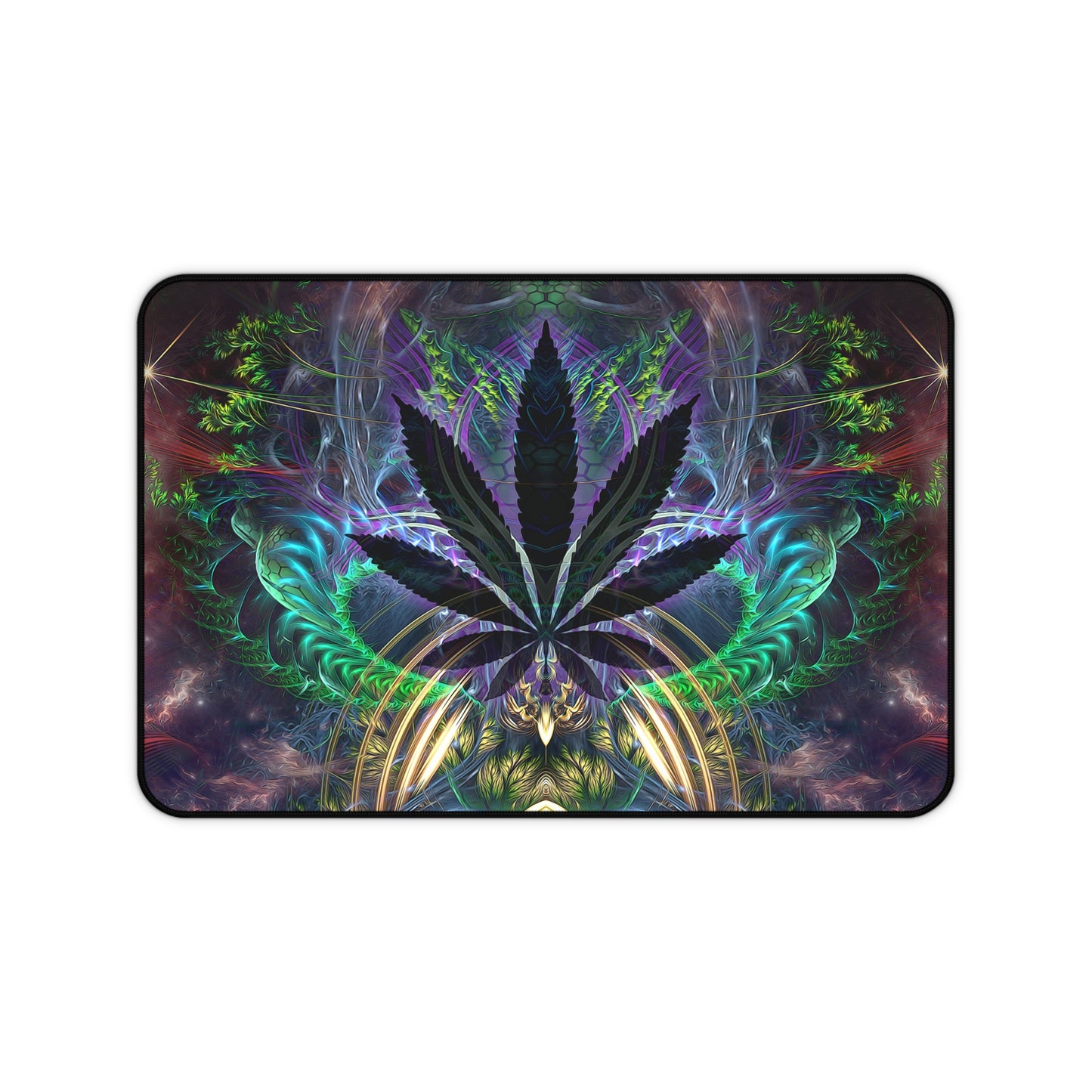 "Heightened Stroll - [Leaf Section]" DESK MAT / MOUSE PAD (12x18)(12x22)(15.5x31)