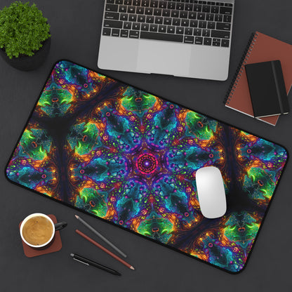 "Fungus Amongus Mandala" DESK MAT (12x18)(12x22)(15.5x31)