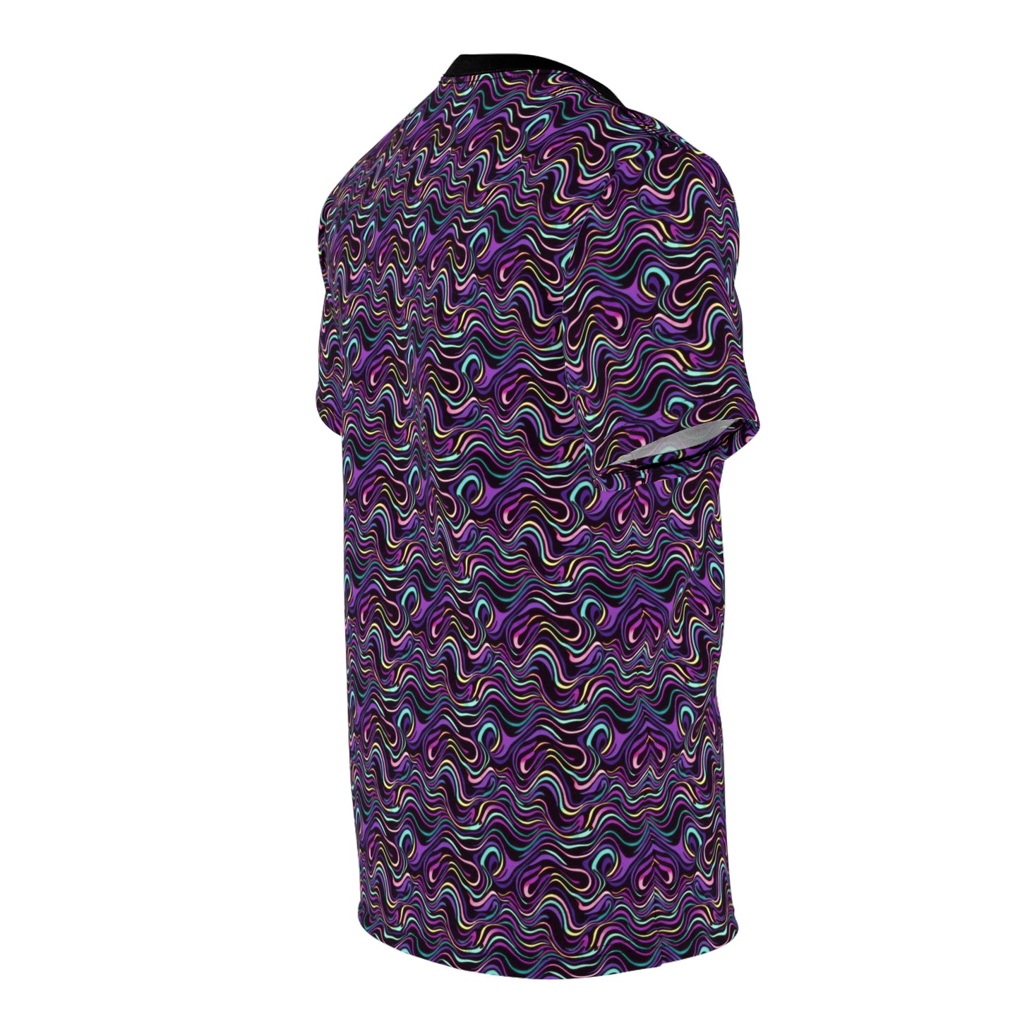 Purple Liquid Pattern Premium Tee