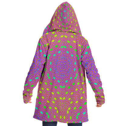 "Qwerty Bloom" HOODED CLOAK