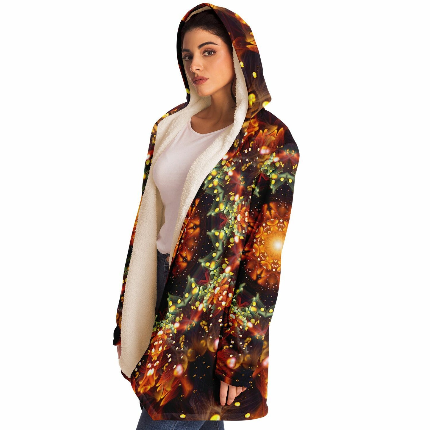 "Autumn Bloom" HOODED CLOAK