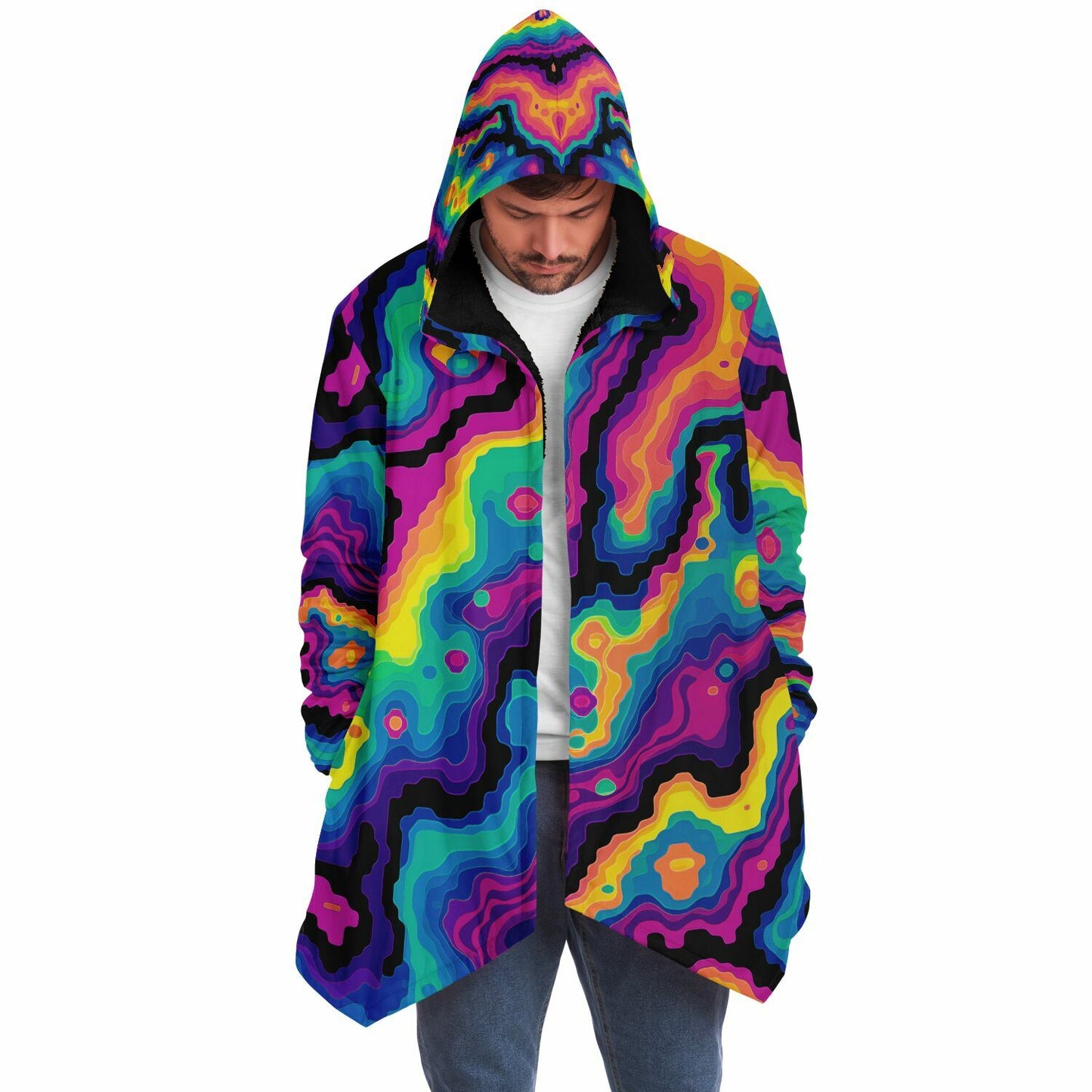 "Digiheat" HOODED CLOAK