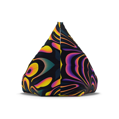 "Pink Plus Black Equals Yellow" BEAN BAG CHAIR COVER