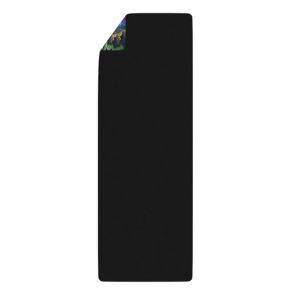 Angled view of the Nectar V2 yoga mat showing the suede top texture