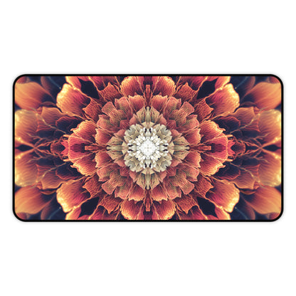 "Mandala Bloom" DESK MAT / MOUSE PAD (12x18)(12x22)(15.5x31)