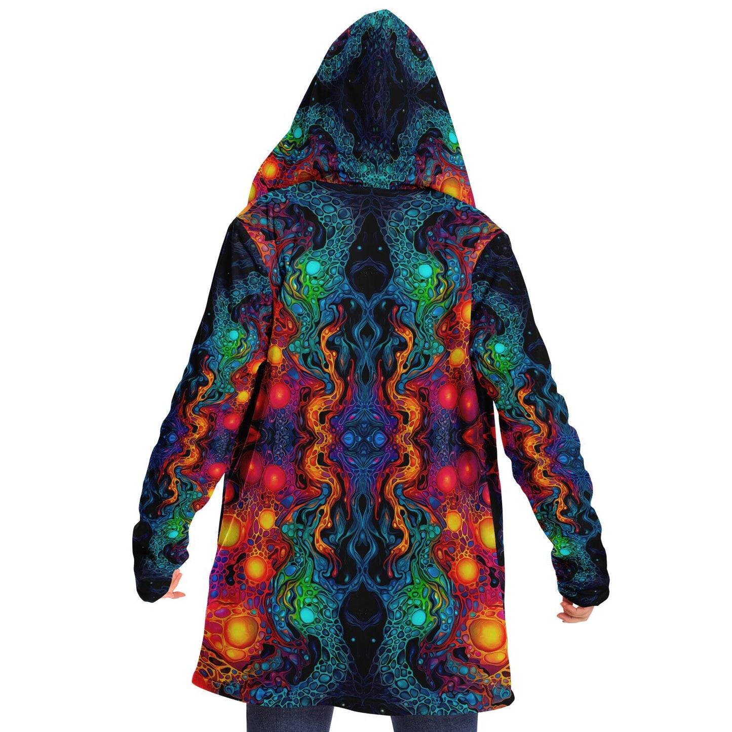 "Molten Flow" HOODED CLOAK