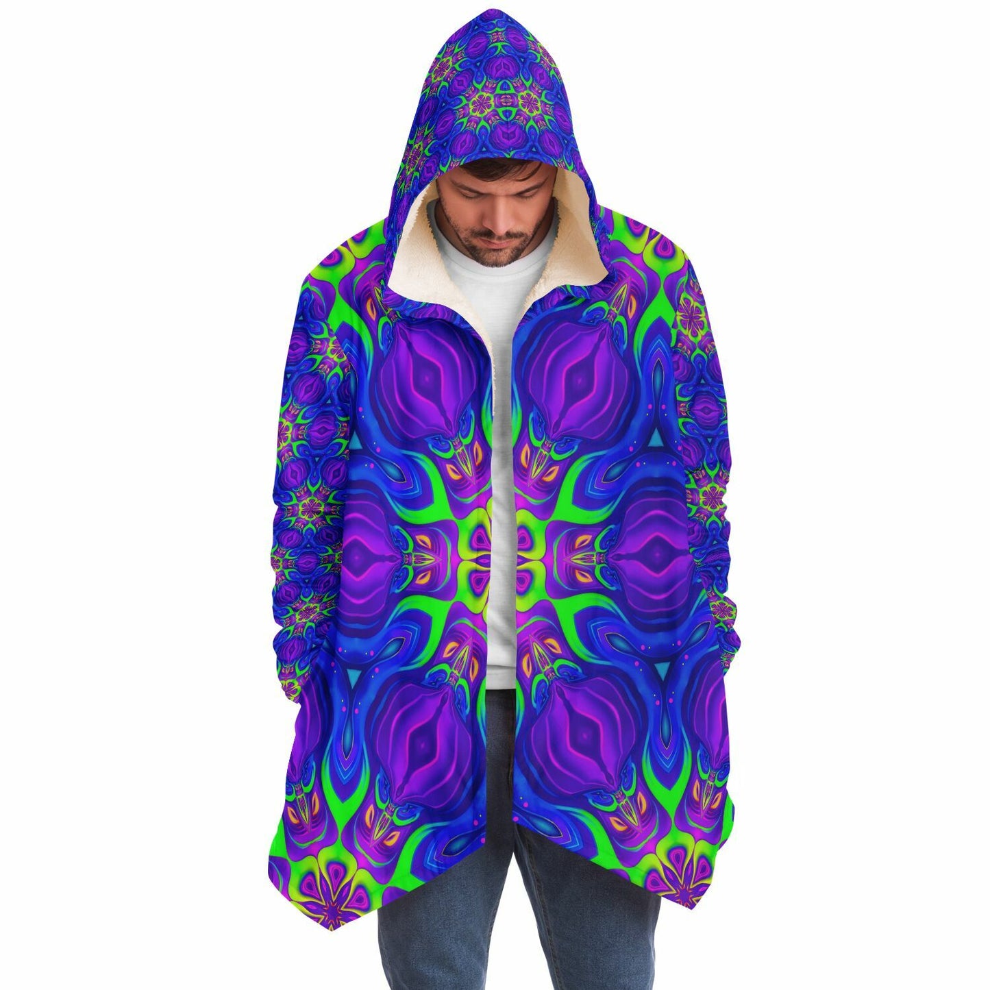 "Paradise Bloom" HOODED CLOAK