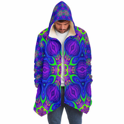 "Paradise Bloom" HOODED CLOAK