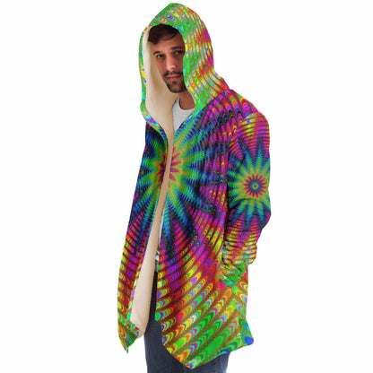 "Tie Dye Burst" HOODED CLOAK