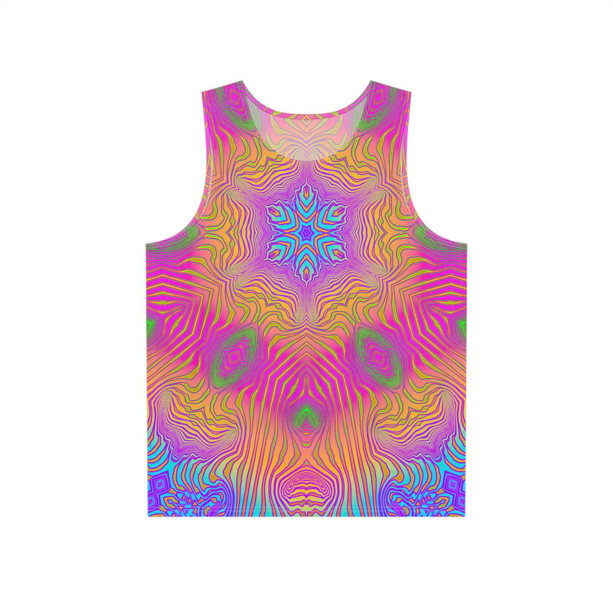 "Neon King Mandala" MEN'S TANK TOP