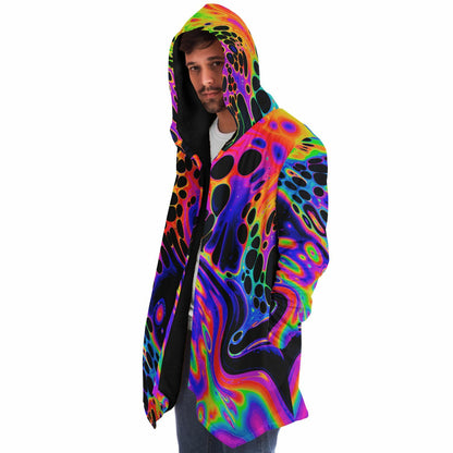 "Auroric Spill" HOODED CLOAK