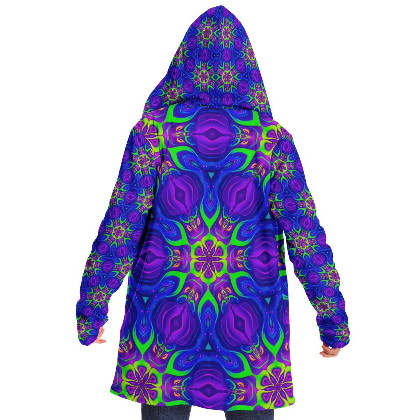 "Paradise Bloom" HOODED CLOAK