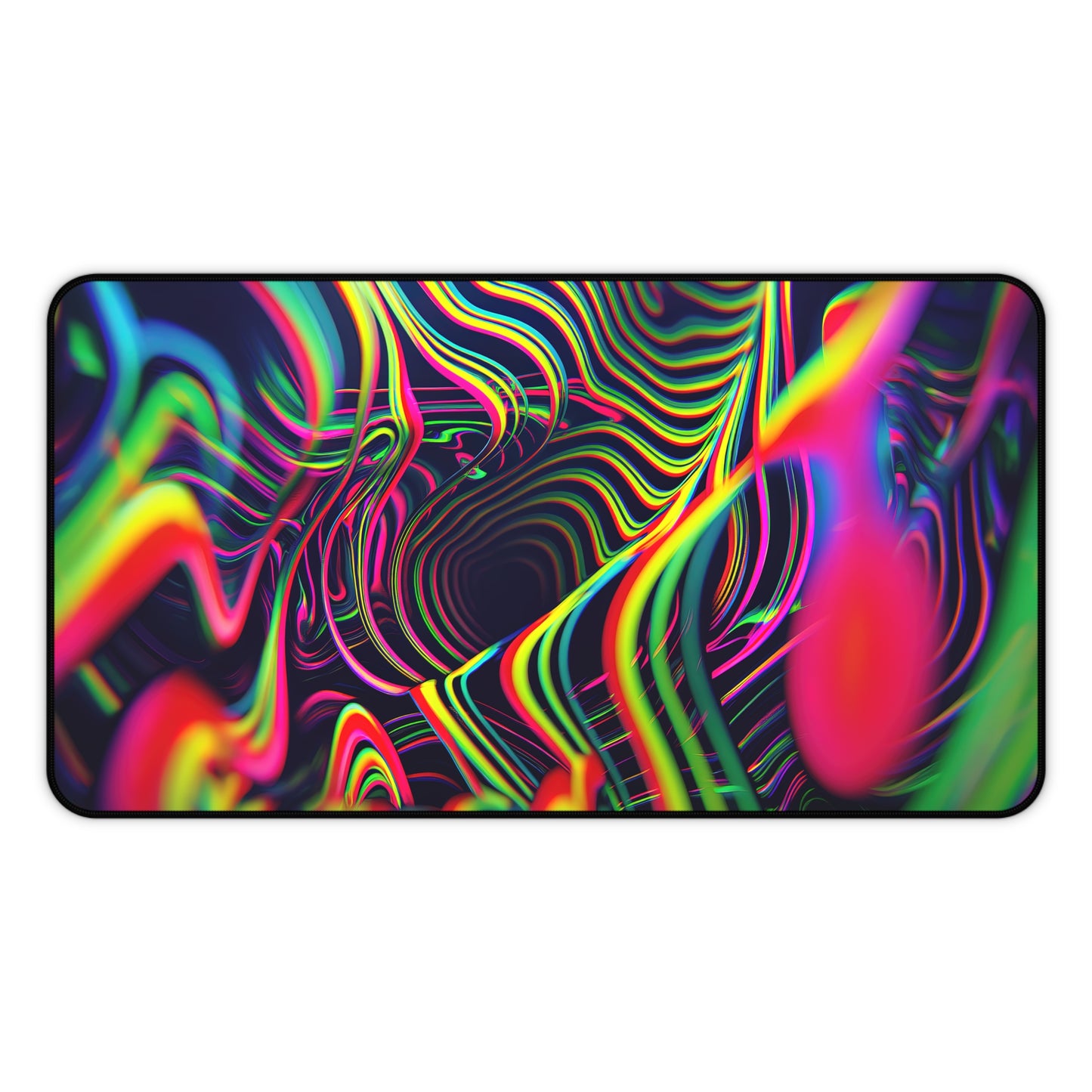 "Psychedelic Tracers" DESK MAT (12x18)(12x22)(15.5x31)