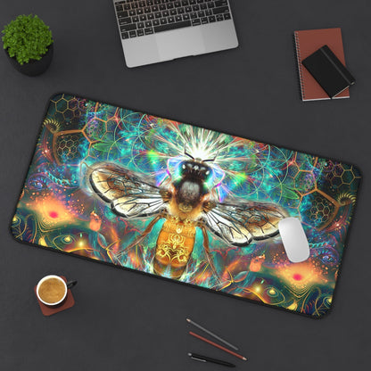 "To Bee or Not to Bee - [Bee Section]" DESK MAT / MOUSE PAD (12x18)(12x22)(15.5x31)