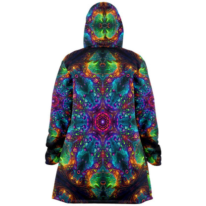 "Fungus Amongus Mandala" HOODED CLOAK