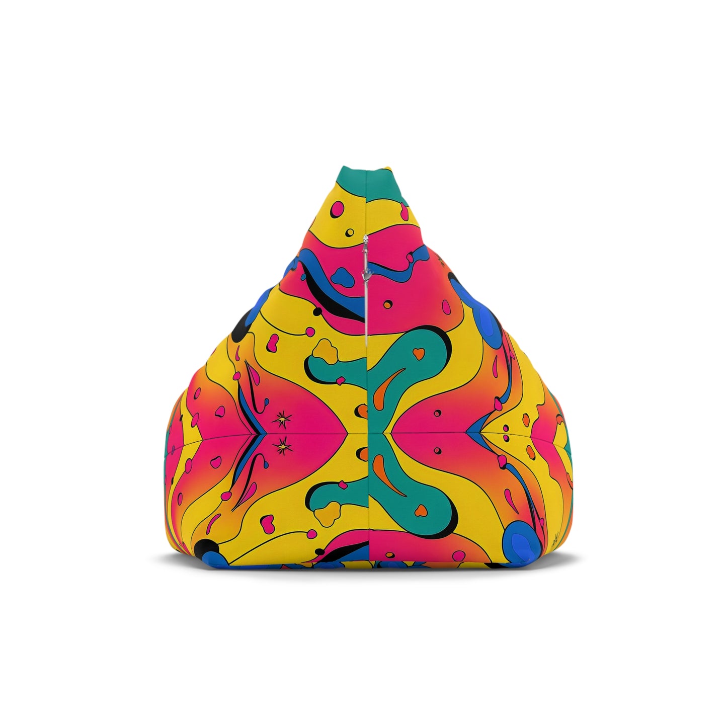 "Psychedelic Hearts" BEAN BAG CHAIR COVER