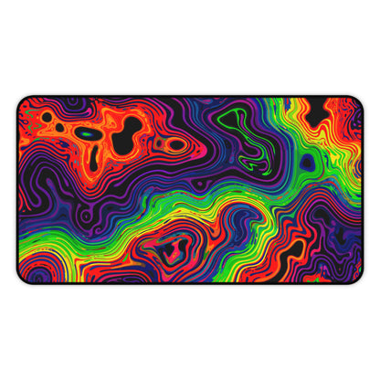 "Neon Spill" DESK MAT (12x18)(12x22)(15.5x31)